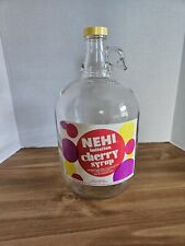 Vintage NEHI One Gallon Jug with Finger Hold, Label & Soft Drink Tax Stamp picture