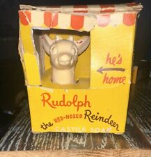  RARE 1940's- 1950's Rudolph the Red Nose Reindeer Figural Castile Soap in Box picture