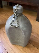 ORIGINAL WWI WWII US ARMY M1910 METAL TOP CANTEEN-DATED 1918 picture