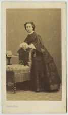 1860-70 Disderi CDV. Princess Charlotte Bonaparte, Countess Primoli (1832-1901) picture