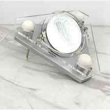Vintage 80's Lucite Vanity Makeup Mirror Rialto 2 Sided Magnifying Lighted picture