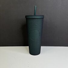 Starbucks Matte Dark Green Studded Spiked  Venti Tumbler Cold Cup Grid picture