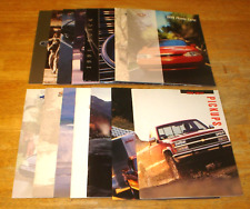 Lot (15) 1990's Chevrolet & Buick Car / Truck Dealer Sales Brochures Pickup Etc. picture