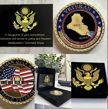 IRAQ VETERAN  (1990 Gulf War 1990) Come With Beautiful Velvet Case US ARMY picture