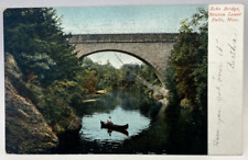 1906 Echo Bridge, Newton Lower Falls, Massachusetts MA Vintage Postcard picture