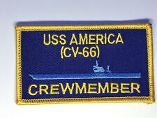 Crewmember Patch, USS AMERICA (CV-66) picture