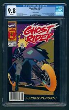 RARE Ghost Rider #1 (1990) CGC 9.8 White NEWSSTAND Variant 1st Dan Ketch picture