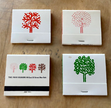 Vintage THE FOUR SEASONS RESTURANT NYC  Matchbooks Matches NEW UNUSED picture