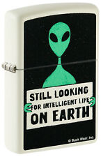 Zippo Buck Wear™ Alien Design Glow in the Dark Green Matte Windproof Lighter,... picture