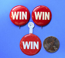 3 VINTAGE WIN (Whip Inflation Now) 1976 PIN-BACK BUTTON & FOLD-OVER  GERALD FORD picture