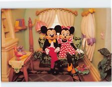 Postcard Mickey visits Minnie at her home in Toontown Disneyland Anaheim CA USA picture