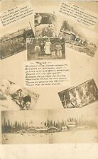 Postcard RPPC C-1910 Alaska Multi View Frontier Commentary 23-8615 picture