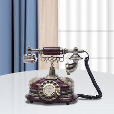 Antique Classic French Rotary Dial Working Telephone Vintage Home Decorations picture