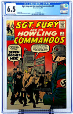 Sgt. Fury and His Howling Commandos #2 1963 CGC 6.0 Kirby JUST GRADED CLEAR CASE picture