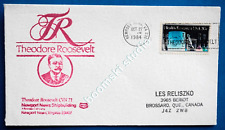 USS THEODORE ROOSEVELT CVN-71 Christening cover dated 1984 (CAN-140) picture