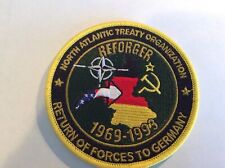 REFORGER 1969-1993 PATCH 4 Inch Iron/Sew NATO GERMANY New picture