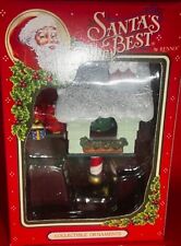 1991 Santa's Best Birdhouse Collectible Christmas Ornament in Original Box picture