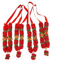 Indian Traditional Mala for God Artificial Flowers Ribbon Garland Haar for Idol picture
