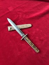 Antique 1800s Civil War Era Sheffield Dirk Knife Manhattan Cutlery Bowie Knife picture