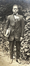 Antq Photo Handsome Well Dressed Sharp African American Virginia College Student picture