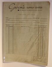 Vintage Order Form Gwen's Supply Center Los Angeles California picture