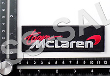 McLAREN TEAM EMBROIDERED PATCH IRON/SEW ON 4-1/2'' x 1-1/2