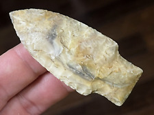 EXCEPTIONAL KRAMER POINT ILLINOIS ARROWHEAD AUTHENTIC INDIAN ARTIFACT M20 picture