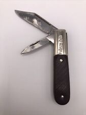 Vintage Barlow Imperial Ireland Folding Pocket Knife 2 Blade Sawcut Handle - 501 picture
