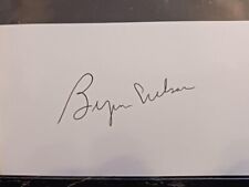 Byron Nelson- Signed Index Card In Person NO COA- Early '70s Autograph picture