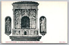 Postcard: Montepulciano, Altare, Della Robbia, Museo Civico, Undivided, Unposted picture