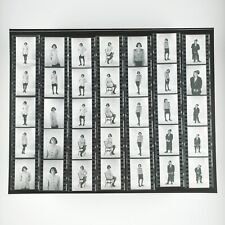 Stunning Black Model Contact Sheet 1990s African American Woman Chair Photo A558 picture