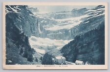 Gavarnie France Le Cirque Waterfall Mountain Scene Vintage Postcard 1900s picture