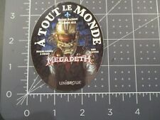 MEGADETH Unibroue A Tout Le Monde STICKER decal craft beer brewery brewing picture