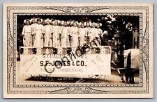 Real Photo 4th July 1910 Syracuse Plows Edison Float Odessa NY New York RP M319 picture