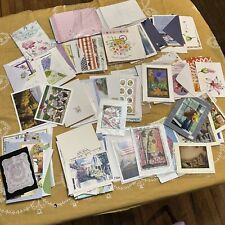 NEW Huge Lot Greeting Cards Vintage / Modern + Stickers picture