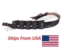 1903 Pattern Leather Five Pocket Bandolier for Jawa Costume picture