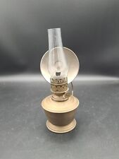 Antique Miniature Climax Reflector Night Lamp Brass Hand Held Oil Kerosene picture