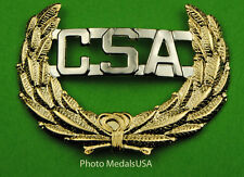 CSA Civil War Confederate States of America C.S.A. Army Hat Badge Southern picture