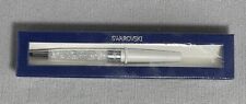 Swarovski Crystalline Ballpoint Pen, White Pearl Mint In Box unopened Beautiful picture