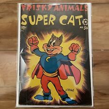 Frisky Animals #54 Star 1953 LB Cole Super Cat Cover Art Golden Age Goodness picture
