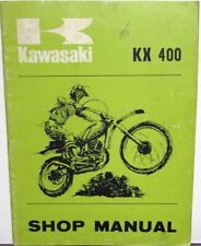 1975 1976 Kawasaki KX 400 Motorcycle Shop Manual picture