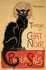 1896 Chat Noir Classic Paris France Cabaret Art Nouveau Cat Poster - 16x24 picture