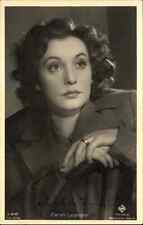 Zarah Leander Singer Actress AUTOGRAPH Ross Verlag c1930s Real Photo Postcard picture