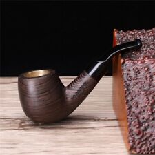 1pcs Classic Mini Smoking Handmade Wenge Wood Pipe Wooden Tobacco Bent Type Pipe picture