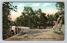 New Haven CT-Connecticut, English Drive North Bridge Vintage Souvenir Postcard picture