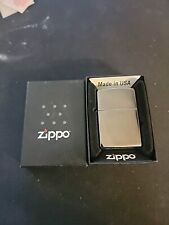 Zippo 150, High Polish Black Ice Finish Lighter, Full Size, NEW picture
