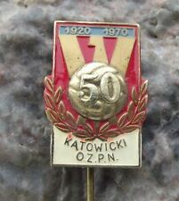 1970 Katowice OZPN Katowice Polish Football Club 50th Anniversary Pin Badge picture