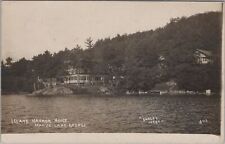 Island Harbor House, Hague, Lake George Eagle's Nest New York RPPC 1909 Postcard picture