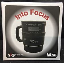 CAMERA LENS COFFEE CUP by INTO FOCUS -Brand NEW in Box Perfect Gift Photographer picture