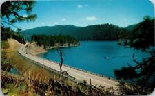 Vtg SUPER HWY #10 ON GLACIAL FORMED LAKE COEUR D' ALENE Idaho POSTCARD picture